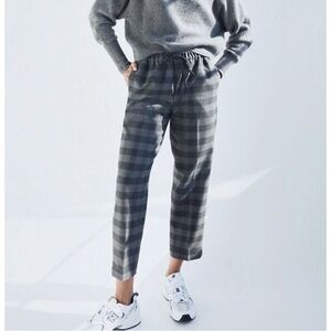 The Group Babaton Jimmy Pants in Black & Grey Stripes Size S
